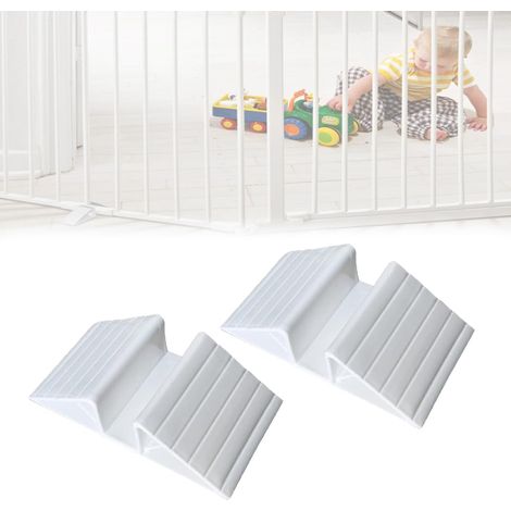 Lot de 6 barrières triangulaires pour animaux de compagnie, anti-coup, prévention des chutes, renforcement de la fente pour carte de 1,2 cm, barrière d'escalier de 1,2 cm (1/5)