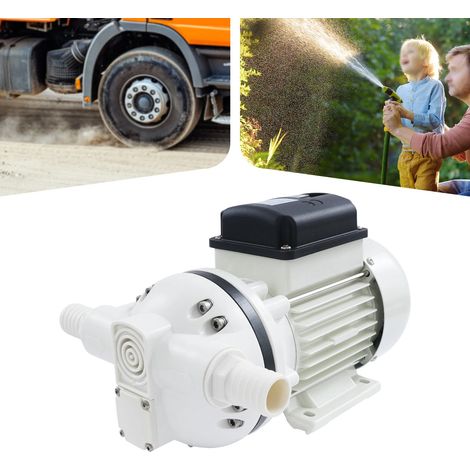Silber Diaphragm Wasserpumpe 230 V 0.4 KW Membranpumpe Selbstansaugend Pumpe 34 L/min Wasserpumpe Mit Anschlussstück Hauswasserwerk Urea-Pumpe Pumpenset