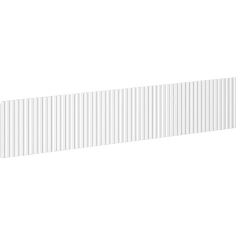 Mexen Rivel gefräste Front für Badezimmerschrank 90 x 20 cm, weiß matt - 91A20-0900-235-1-01 (1/2)