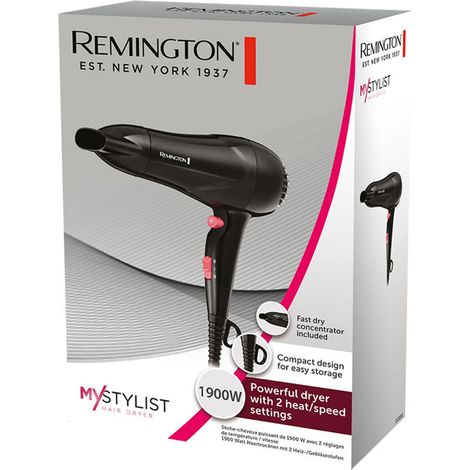 Remington HAARTROCKNER 1900W (D2000 ROSA/SW) (1/2)