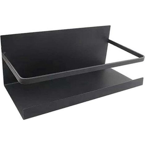 Étagère magnétique GETIT, étagère de rangement pour épices et condiments, noire (1/3)