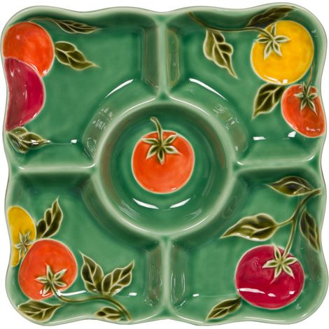 Table Passion - Plat 5 compartiments Pomodoro 23 cm