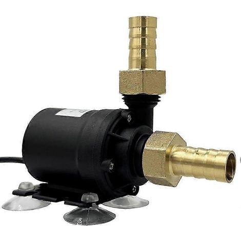 Pompe de circulation d'eau chaude solaire 12 V CC (moteur sans balais) résistante aux hautes températures (1/5)