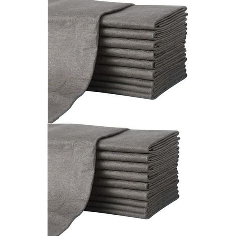 20Pcs Chiffon de Nettoyage Magique,Chiffons de Nettoyage Réutilisables,Chiffons Nettoyage Sans Traces, Sèche Rapidement et Absorbant (1/4)