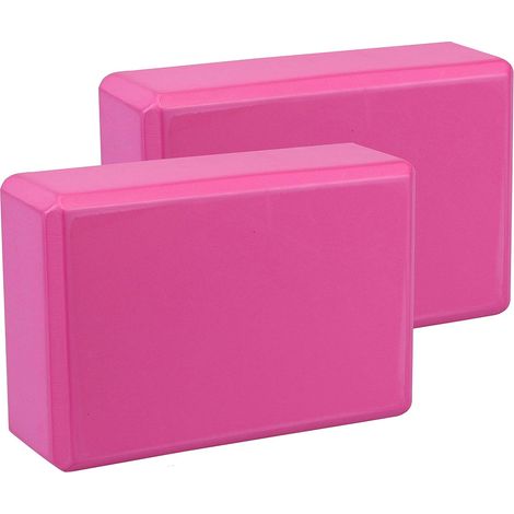 Briques Yoga/Blocs de Yoga Haute densité 2PK - Briques de Mousse de Fitness Confortables, antidérapantes - Léger et Facile à Transporter (1/5)