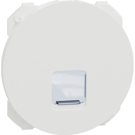 Enjoliveur prise RJ45 blanche Odace (S929470) (1/3)