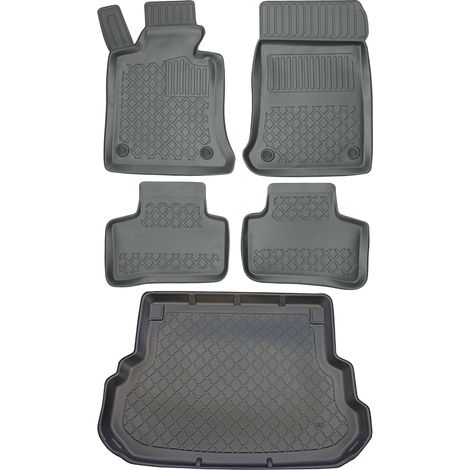 Set di tappetini per auto e tappetino per bagagliaio per Mercedes GLK X204 SUV dal giugno 2008 all'agosto 2015. (1/5)