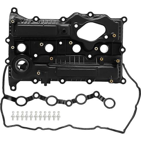 Couvercle de soupapes moteur avec kit de joint pour Kia Sportage 2017-2021 Hyundai - Noir (1/5)