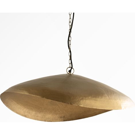Lámpara de techo de metal dorado D72 cm - Elora