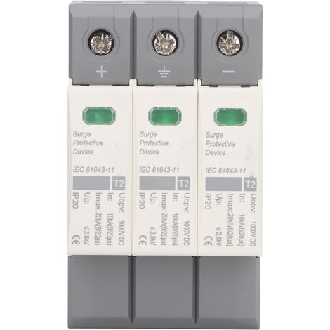 Dispositif de protection contre les surtensions CC, disjoncteur photovoltaïque triphasé 1000 V 10-20 kA, coffret de distribution (1/5)