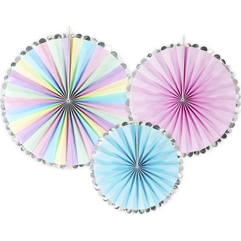 Rosetones decorativos Unicornio, mix (1 paquete / 3 uds.) (1/5)