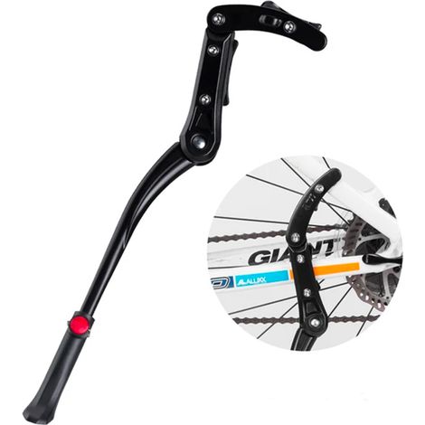 Teleskop-Fahrradständer, höhenverstellbar, Aluminium – Schwarz