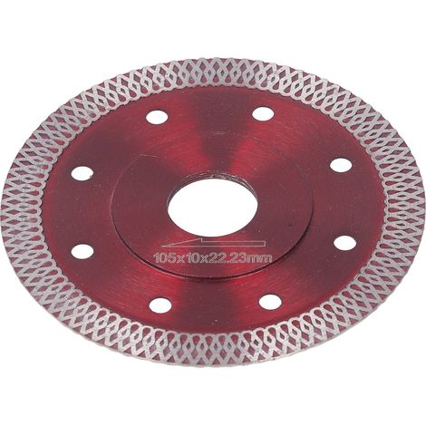 Superdünnes Sägeblatt Red Diamond 65 Manganlegierungsstahl, scharfe Porzellan-Sägeblatt für Granit, 4,1 Zoll (1/5)