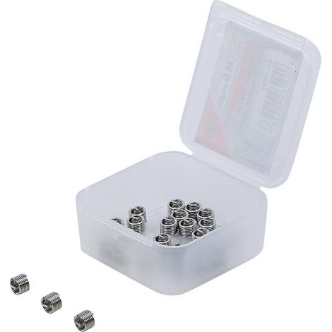 Inserts Taraudés M5 x 0,8 - Lot de 25 pcs - Acier Résistant - Fixation Fiable et Durable,  - D-Work