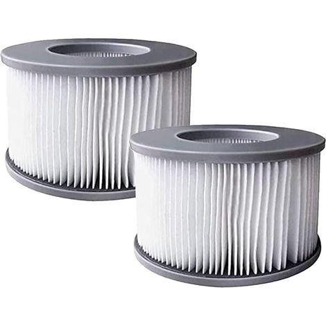 Lot de 2 cartouches filtrantes pour jacuzzi pour piscines gonflables MSpa, pour tous les bains à remous actuels, cartouches gonflables pour piscines thermales FD2089 (1/5)