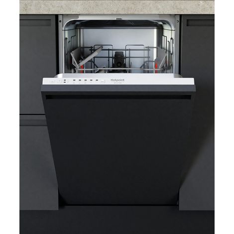 Hotpoint Ariston Lavastoviglie da incasso HI9E 2B19. Posizionamento dell'apparecchio: A scomparsa totale, Dimensione: Compatta (45 cm), Tipo di controllo: Pulsanti. Numero... - 869991672110 - HI9E2B19 (1/5)