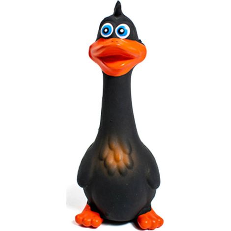 Jouets de poulet en Latex résistant aux morsures, grincement des dents, dessin animé mignon chien interactif grinçant pour fournitures pour animaux de compagnie noir (1/5)