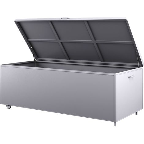Contenitore da terrazzo, per il giardino Contenitore 1181L 200x82 zumm bianco alluminio Homms (1/5)
