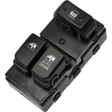Interrupteur principal de lève-vitre électrique RHD AUTO DOMN 93570-4H900 935704H900 pour Hyundai Starex H-1 H1 07-15 Bouton de verrouillage de vitre (1/5)