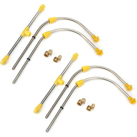 Pulvérisateur agricole 2 pièces Cuivre et Acier Inoxydable Buse atomisée réglable 40-60cm Filetage G1/4in pour irrigation jardin (1/5)