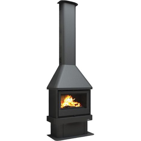 BRICOSOL CHIMENA DE LEÑA METÁLICA BRONPI MODELO LISBOA (1/5)