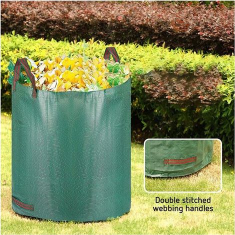 Sac de jardin KEDIA 500 L pour feuilles mortes et gazon, grande capacité, charge élevée. (1/5)