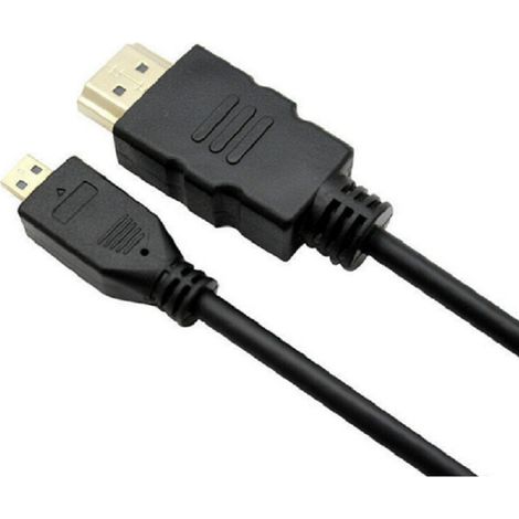Câble adaptateur micro HDMI vers HDMI standard version 1.4 pour téléphone portable (1,5 m) (1/4)