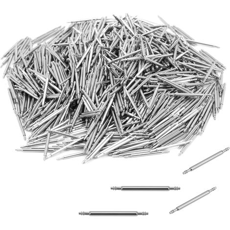 2000 barrettes à ressort pour bracelets de montre en acier inoxydable, outils de réparation 18 mm (1/5)