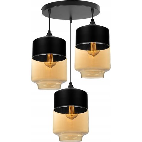 HÄNGENDE DECKENLEUCHTE, GLASPLAFON, LED-LAMPE