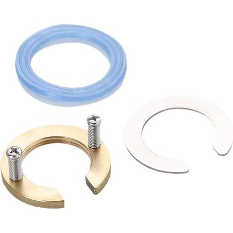 32mm Kit D'écrou de Fixation de Robinet, Kit de Fixation de Robinet Monobloc, pour Robinets D'eau Chaude et Froide Dans Les Lavabos de Cuisine, Laiton (1/5)