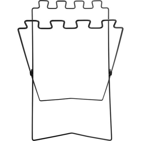 pliante en fil de fer pour sacs poubelles portables