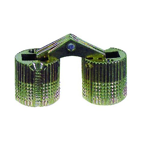 Cerniera Invisibile Per Mobili Mm 16 Cf. 24 Pz In Ottone, A Scomparsa.