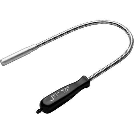 Outil de Ramassage Magnétique Flexible avec tige de 510 mm Pour ramasser de petites pièces Écrous Boulons Vis Clés Pièces automobiles, avec poignée ergonomique
