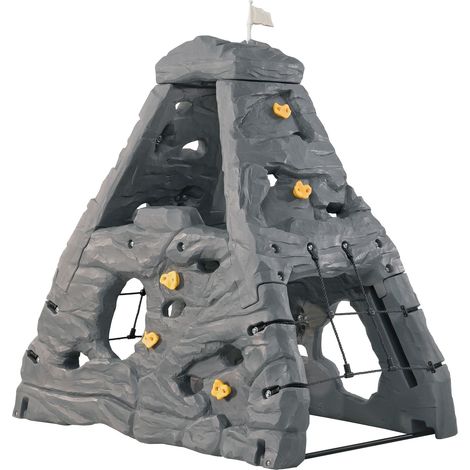 Cadre d’escalade enfant gris 2,03m – Matériau plastique rotomoulé – Surface d'escalade 9,29m² – Pour 4 enfants maximum – Step 2 - Step2 (1/5)