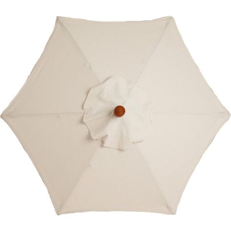 Housse de parasol hexagonale 3 mètres Tissu polyester imperméable Protection UV 30+ Compatible parasols 6 bras