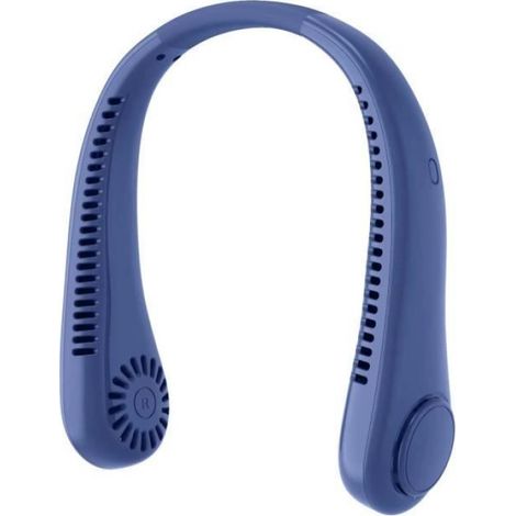 Climatiseur portable aste USB Type-C,6000mAh,refroidisseur d'air,affichage à 5 vitesses,ventilateur électrique - B-blue[A180]