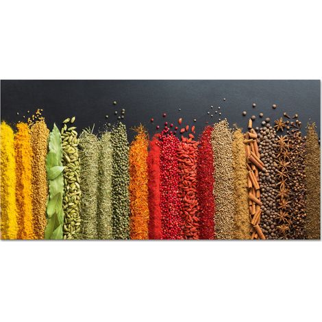 CRÉDENCE CUISINE Épices - Herbes - Emplois - Rainbow 60x30 cm (1/5)