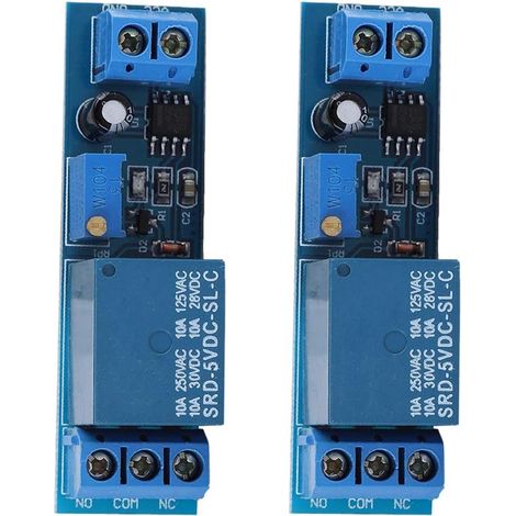 Minuterie temporisée HERCHR 2 pièces 5V, module relais NE555 (1/5)