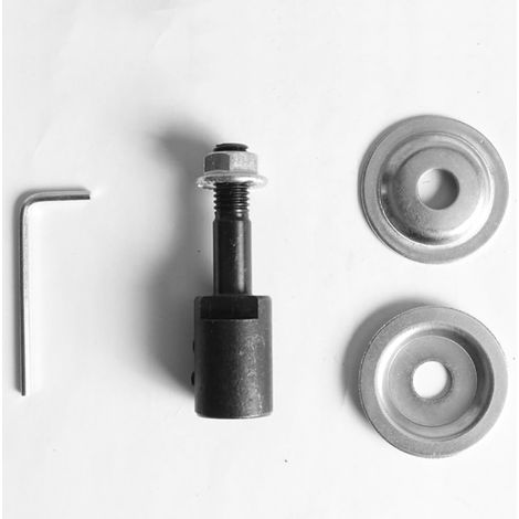 Adaptateur de mandrin moteur de 8 mm pour meuleuse d’établi Tige d’extension de mandrin pour polisseuse Ponceuse Extension pour roue de polissage, meulage, bafflage rotatif (1/5)
