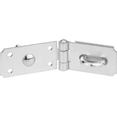 Porte cadenas à recouvrement - Décor : Zingué - Diamètre anse : 22 mm - Hauteur anse : 36 mm - Matériau : Acier - THIRARD (1/2)