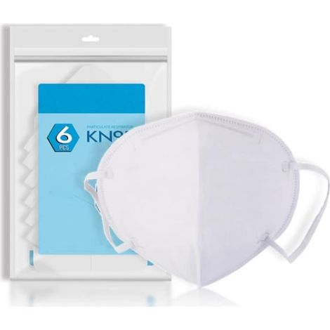 Masque de protection FFP2 - Masque facial - Respirateur KN95 (6 pièces) (1/5)