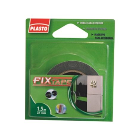 PLASTO - Biadesivo da Esterni Forte 22MMX1,5M