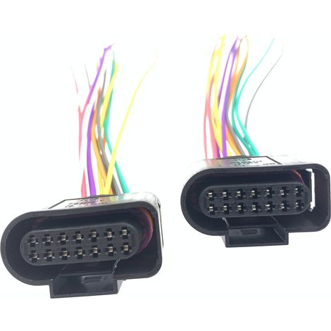 Connecteur femelle 6X0 973 717 du faisceau de câblage de transmission Volkswagen 09G (DJ7142A-1.5-21) (1/5)