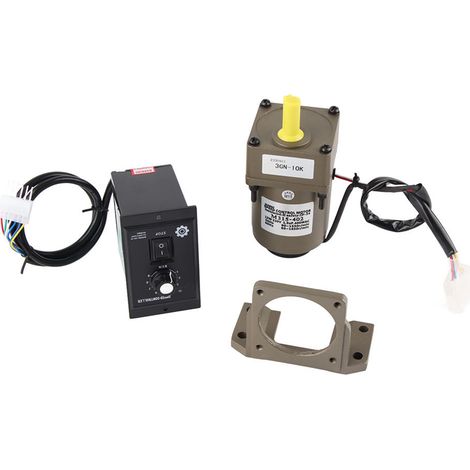 M315-402 220V 15W Moteur à engrenages réversible à vitesse variable avec contrôleur et support (10K) (1/5)