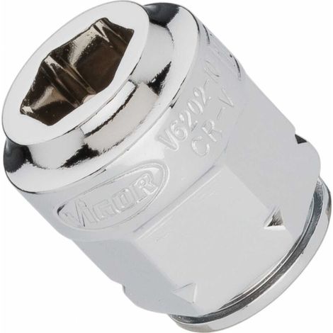 VIGOR Steckschlüssel-Einsatz, superflach V6202-10 ∙ Vierkant hohl 10 mm (3/8 Zoll) ∙ 10 (1/5)