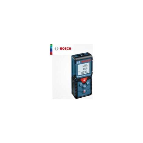 Télémètre laser GLM4000 40 mPrécision +/ 1,5 mmRésistant à l'eau IP54Grand écran rétroéclairéMallette de transport incluse 0601072981 (1/4)