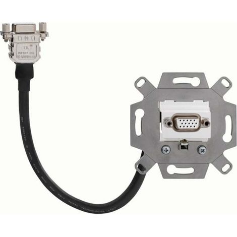 Rutenbeck VGA-Anschlussdose 1-fach KM-VGA KP Up 0 rw