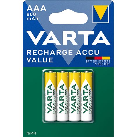 RECH.ACCU VALUE AAA 800MAH BLI 4 (1/2)