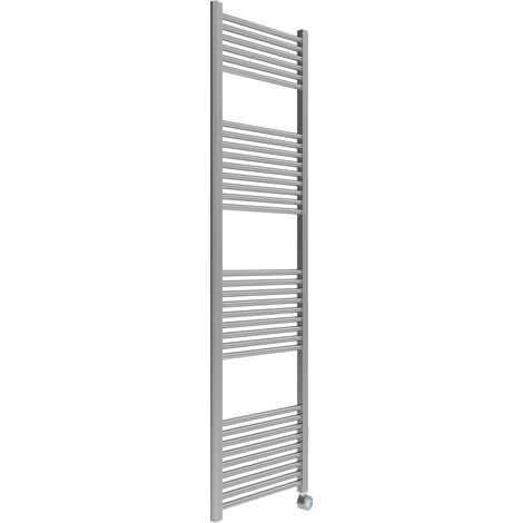 Radiatore per bagno scaldasalviette elettrico 180 x 50 cm in colore cromo programmabile ERCOS ELETTRA ASOPSD930005001800  Cromo (1/5)