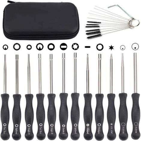 Lot de 12 outils de réglage de carburateur avec scredrivers acircle pour petit moteur 2 temps pour Husqvarna pour STHIL pour tronçonneuse ECHO